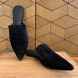 Marc Fisher Shiloh Mule Black Suede 7